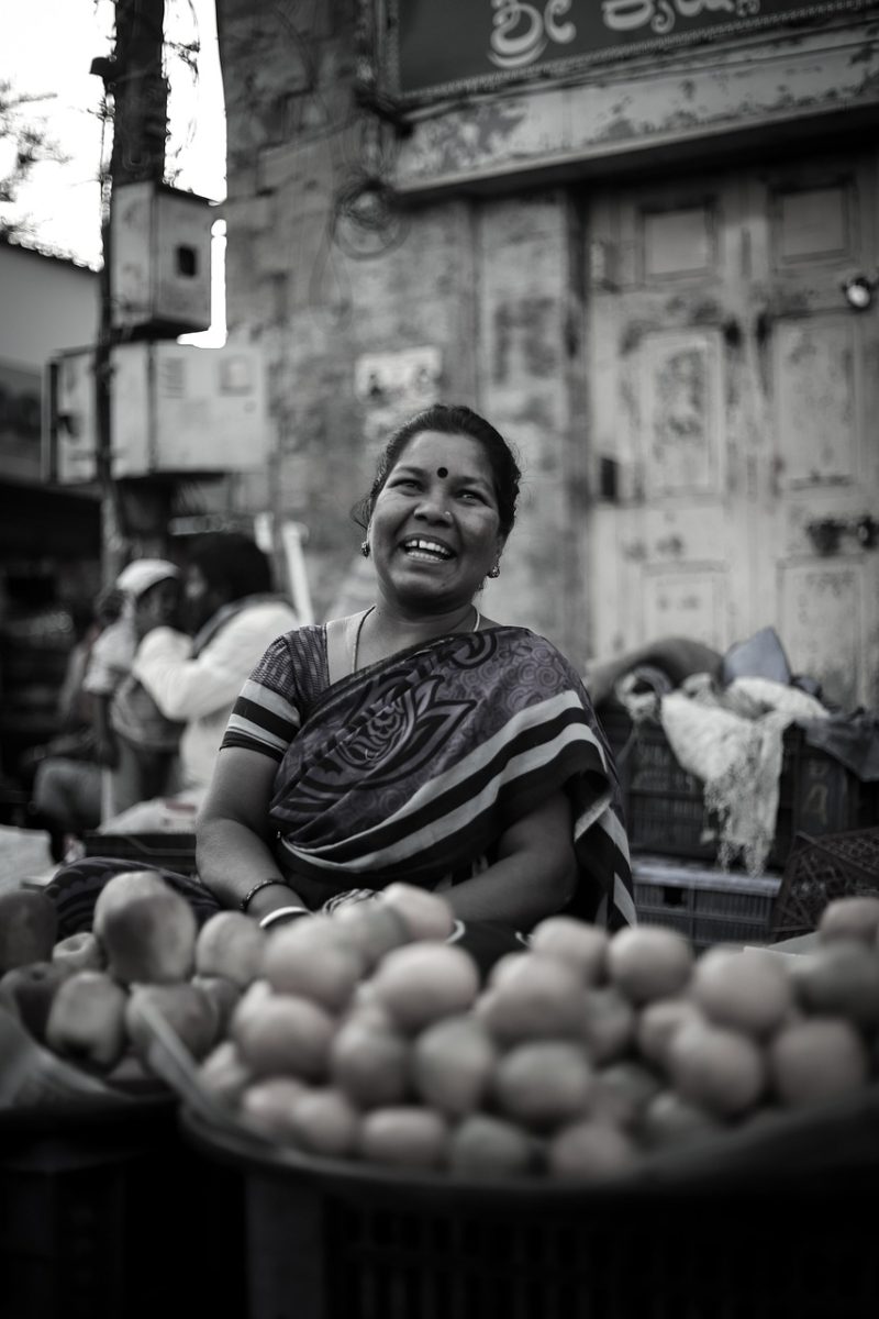 india, india market, smile